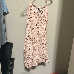 Divided Heart Print Dress